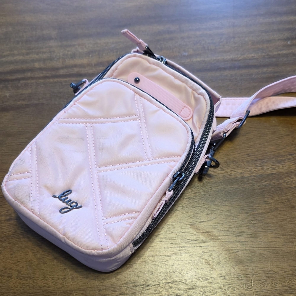 Lug Mini Skeeter Crossbody Convertible Bag in Pink